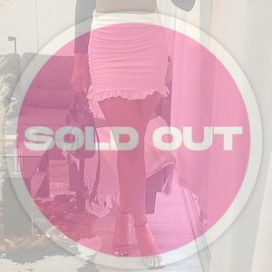 Revamped White Mini Skirt